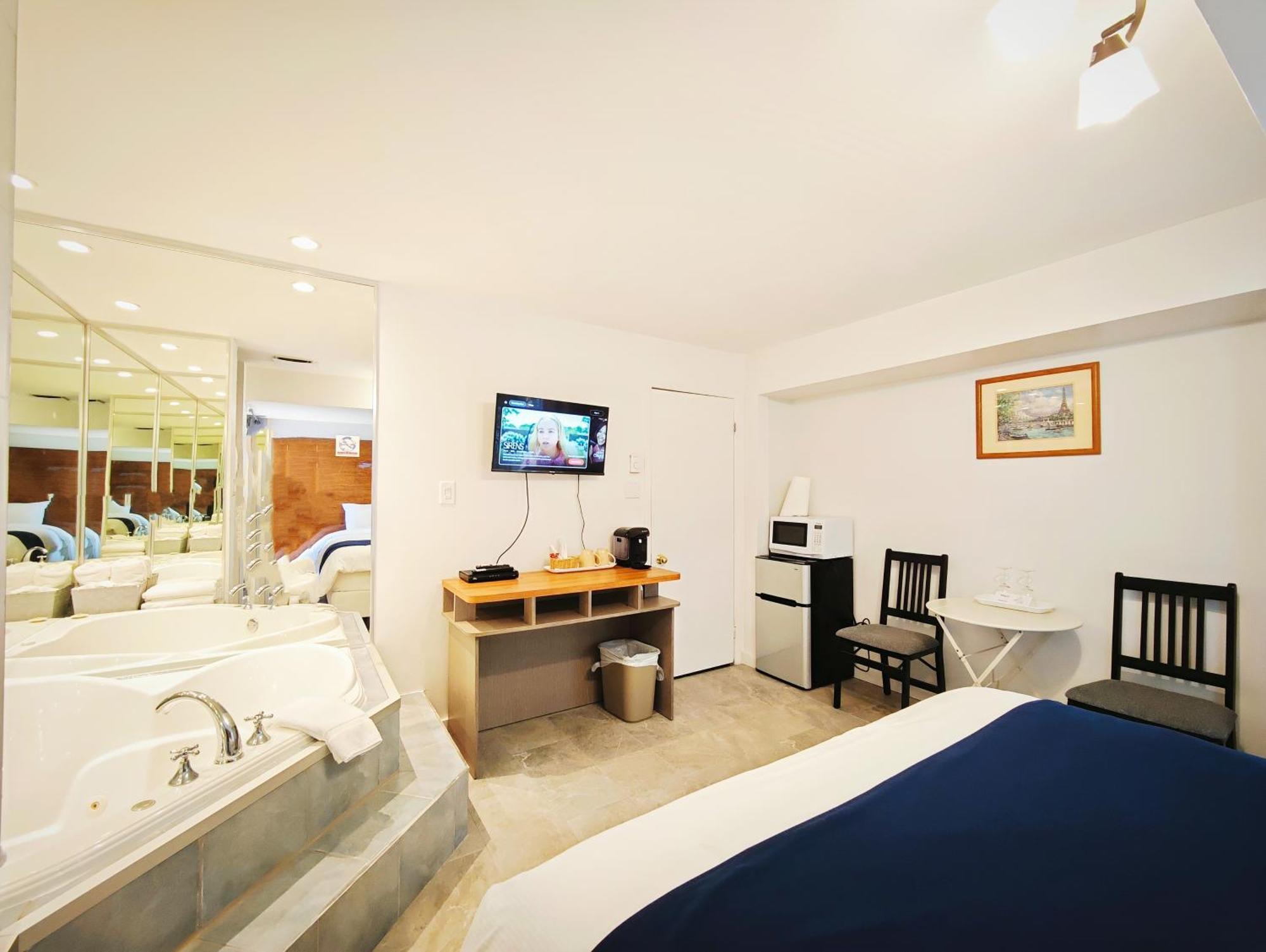 Motel Des Pentes Et Suites Saint-Sauveur Ngoại thất bức ảnh