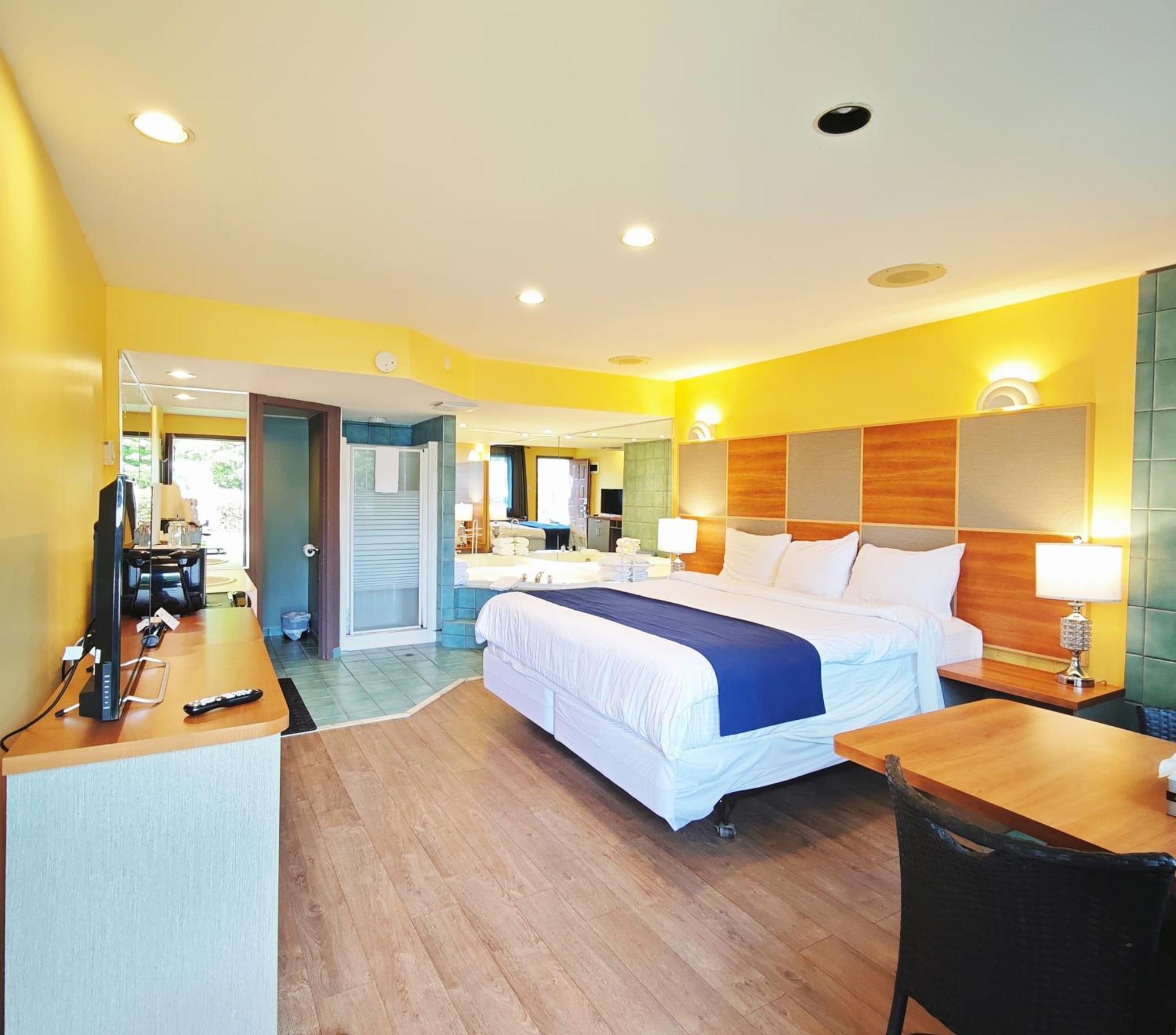 Motel Des Pentes Et Suites Saint-Sauveur Ngoại thất bức ảnh